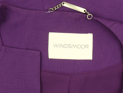 Windsmoor Women Purple Jacket Size 12