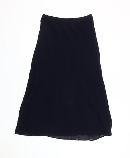 Marks and Spencer Women's Blue Midi Skirt Size 10