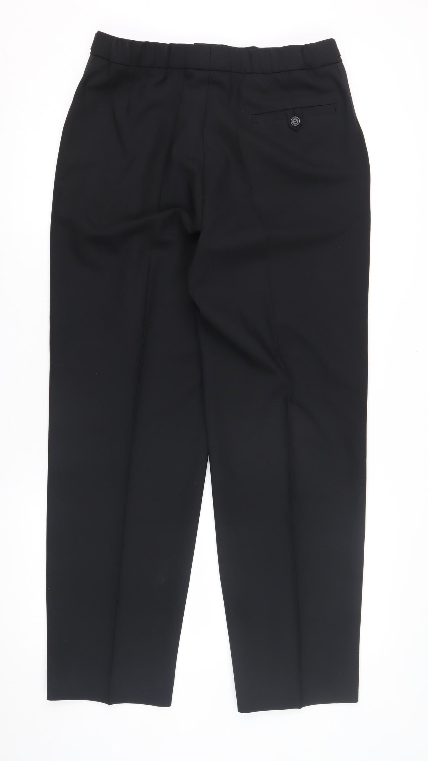 Marks & Spencer Men's Black Pleated Trousers M