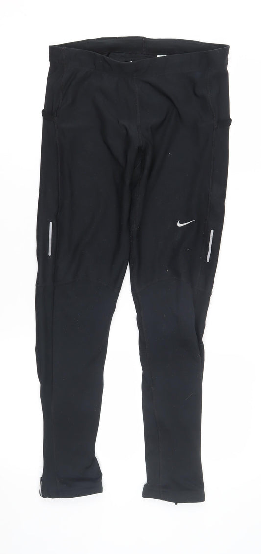 Nike Men's Black Compression Leggings - Size L