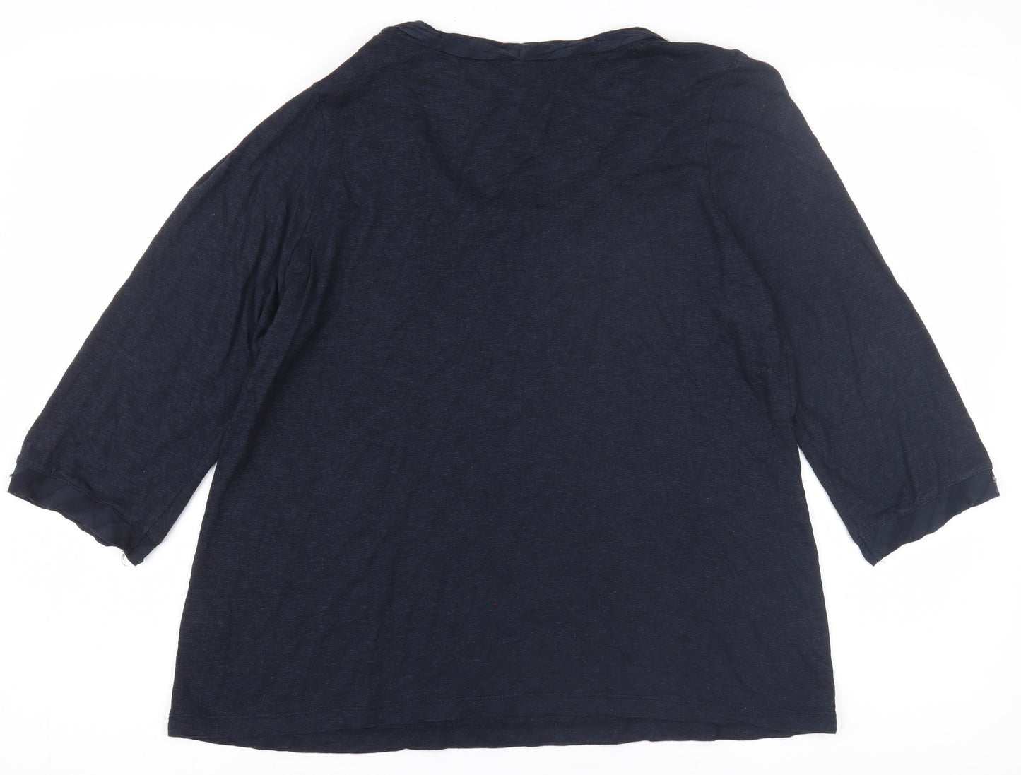 Womens UK Size 18 Marks and Spencer Blue Basic Blouse
