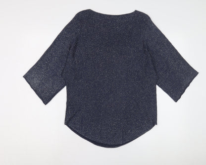 Dimity Women's Blue Tunic Blouse, M