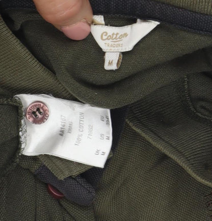 Cotton Traders Men's Green Polo Shirt - M