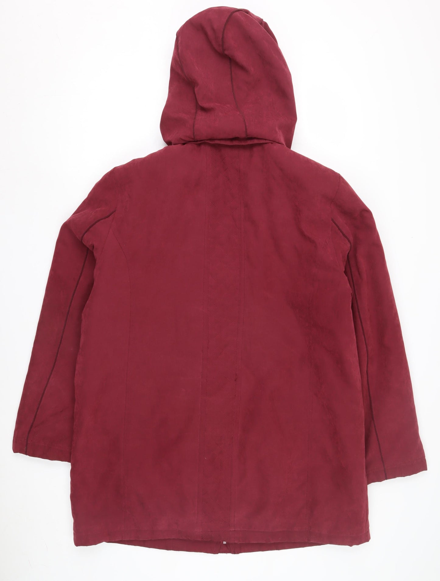 Womens UK Size L Anna Rose Red Parka Coat