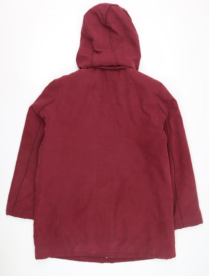 Womens UK Size L Anna Rose Red Parka Coat