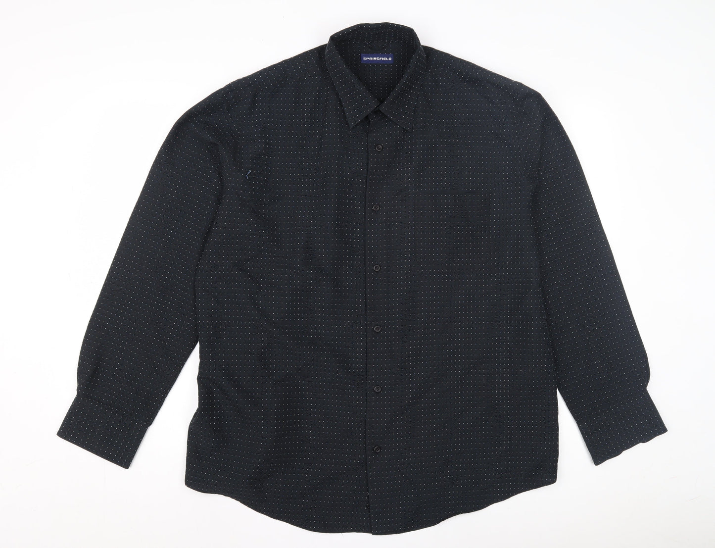 Springfield Men's Black Long Sleeve Shirt L