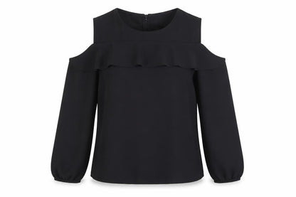Sabina Diamant Women's Black Blouse, Medium, Casual, Excellent