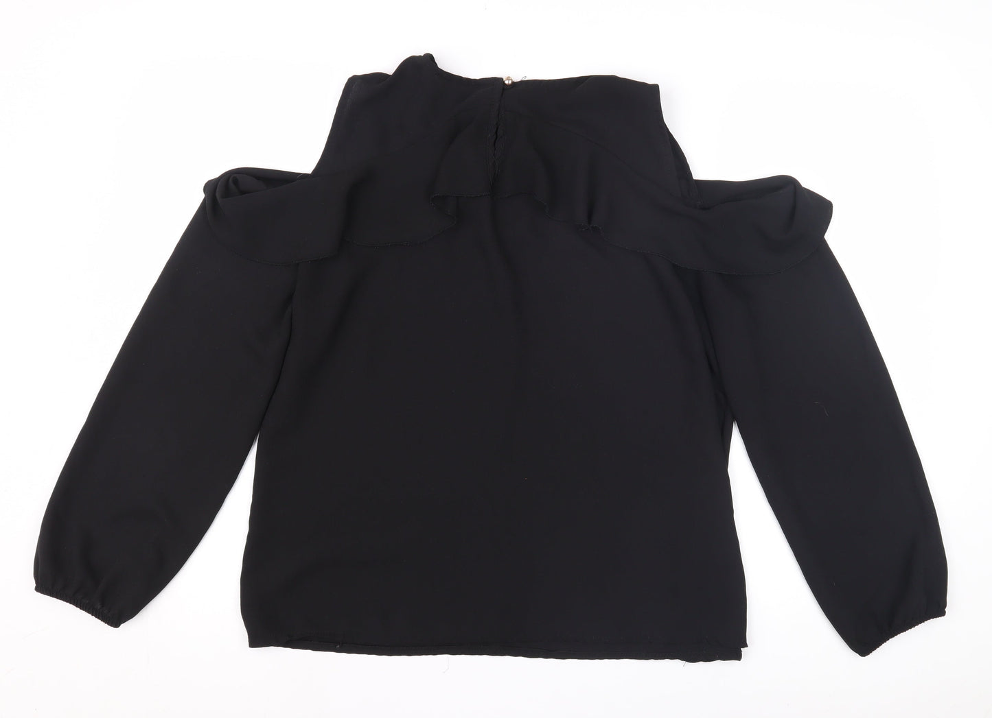 Sabina Diamant Women's Black Blouse, Medium, Casual, Excellent