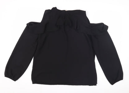 Sabina Diamant Women's Black Blouse, Medium, Casual, Excellent