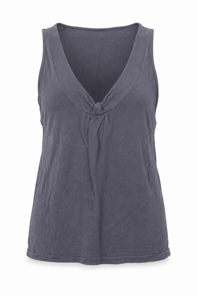 Womens UK Size S Gap Grey Basic Tank