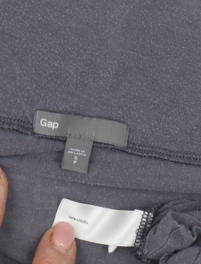 Gap Women's Grey V-Neck Tank Top, Size S, Lyocell