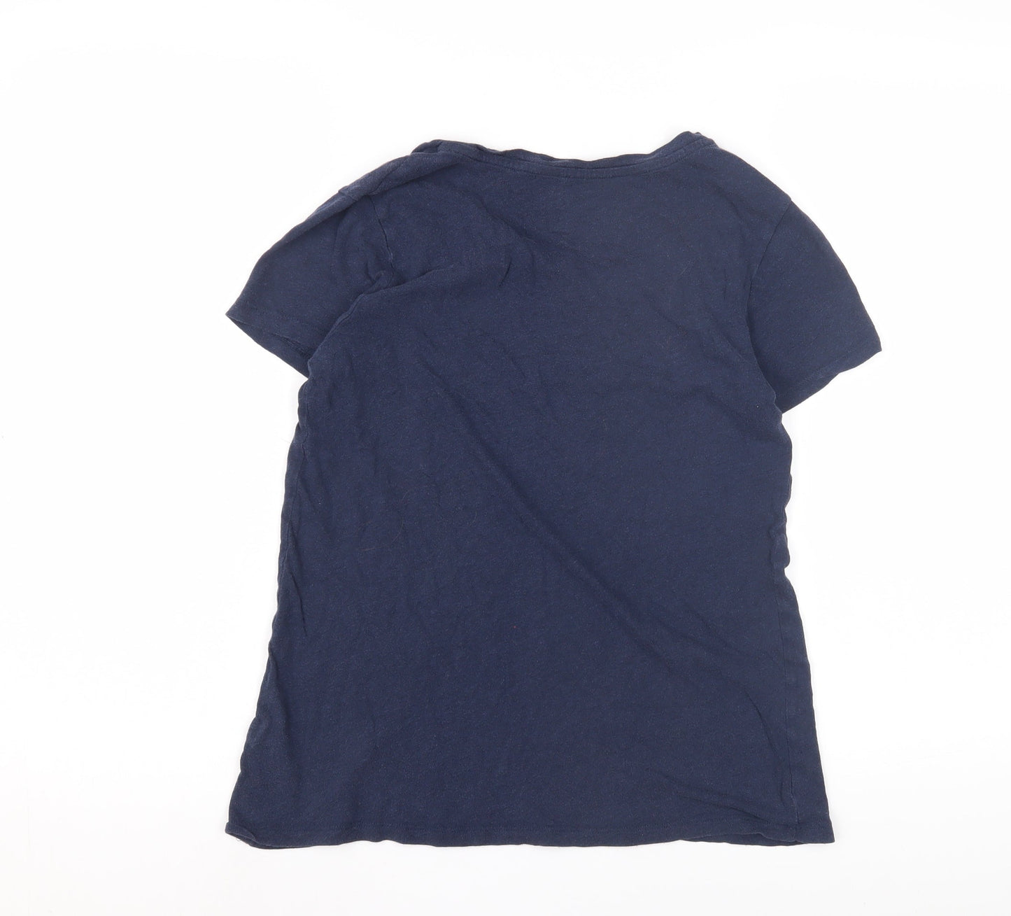 Gap Women's Blue M Basic Cotton T-Shirt