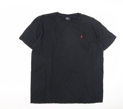Polo Ralph Lauren Black Men's M T-Shirt, Short Sleeve, Logo