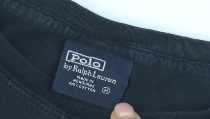 Polo Ralph Lauren Black Men's M T-Shirt, Short Sleeve, Logo
