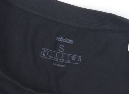 Adidas Women's Black T-Shirt S for Gym Training