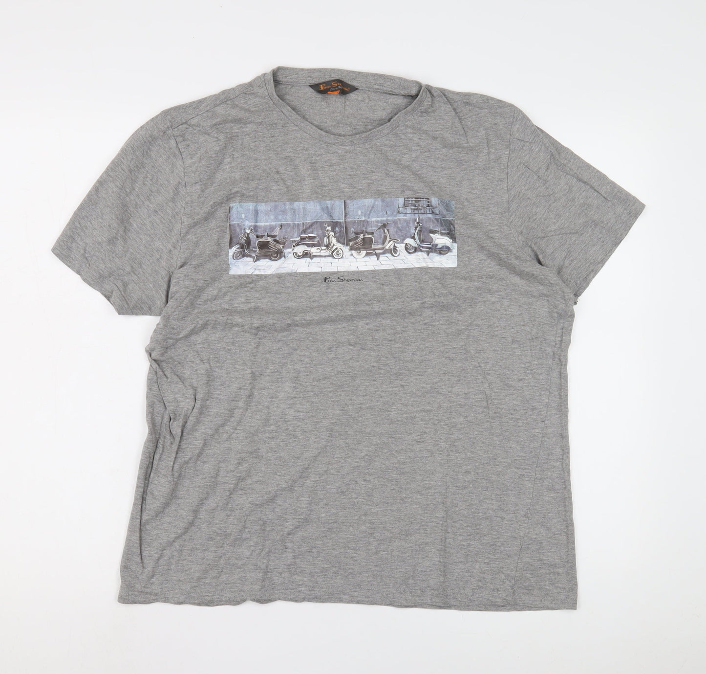 Mens UK Size L Ben Sherman Grey  T-Shirt