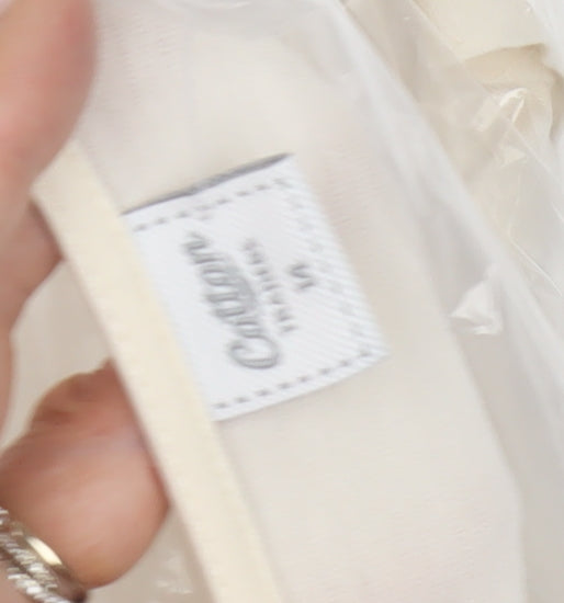 Cotton Traders Women's Ivory Cowl Neck T-Shirt M