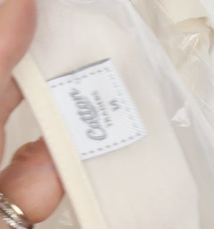 Cotton Traders Women's Ivory Cowl Neck T-Shirt M