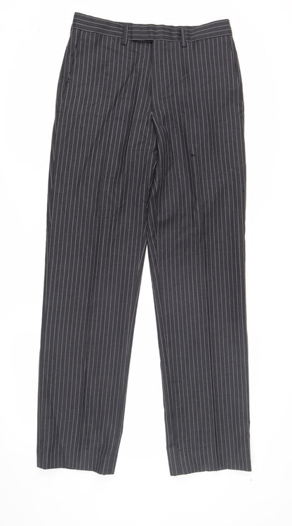 Womens UK Size 28 NEXT Classic Fit Business Black Trousers