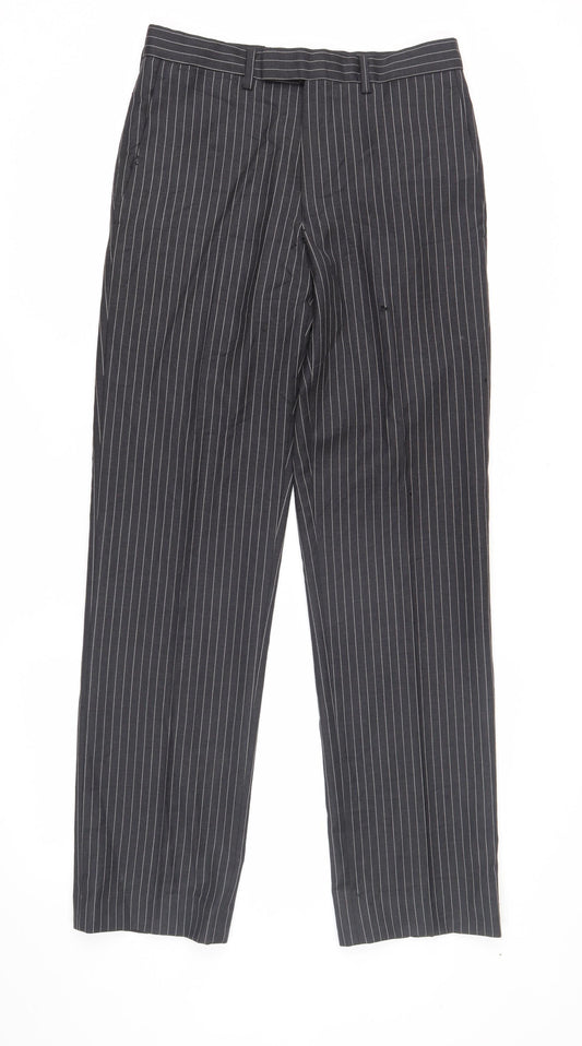 Womens UK Size 28 NEXT Classic Fit Business Black Trousers