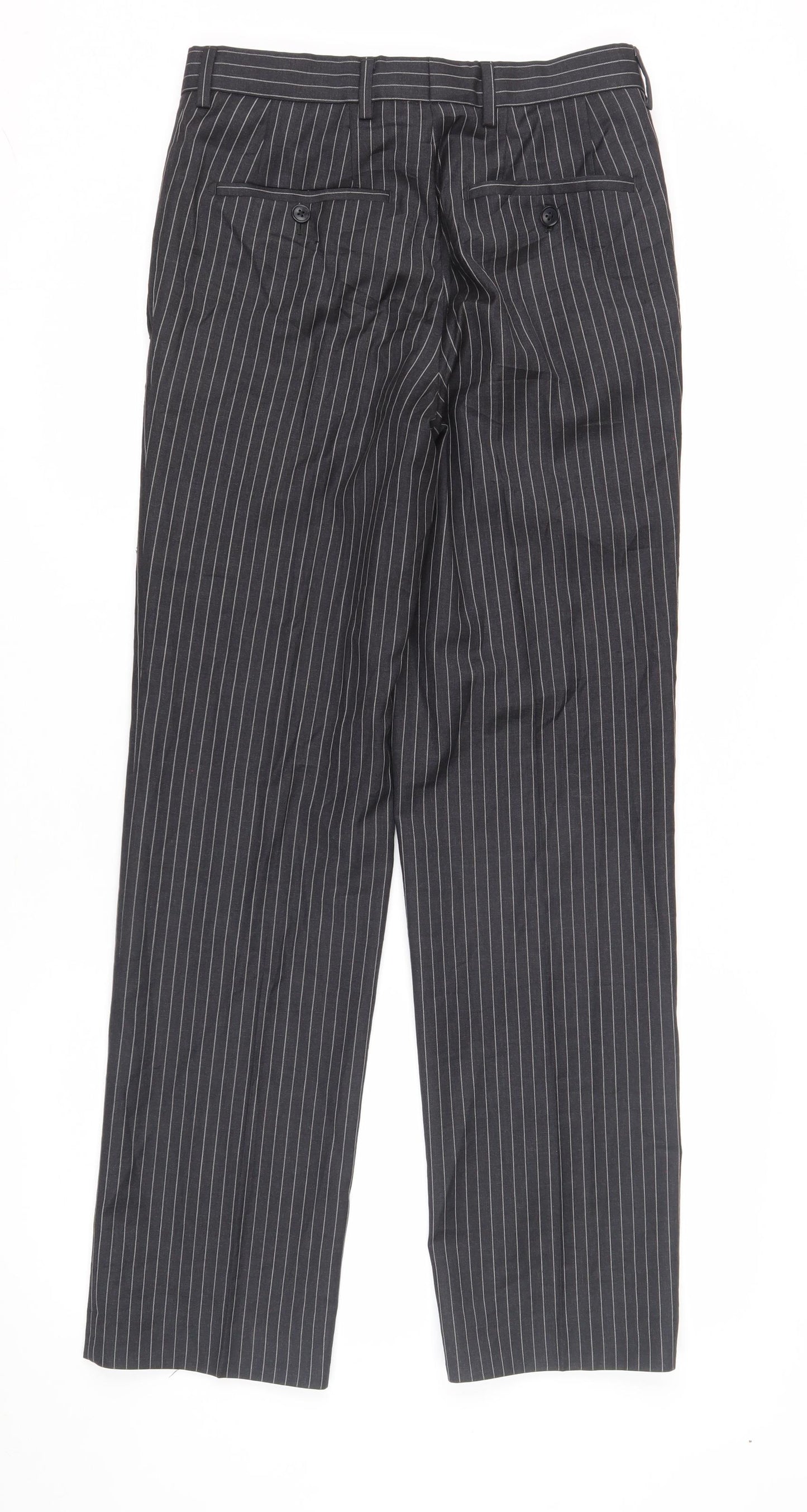 Womens UK Size 28 NEXT Classic Fit Business Black Trousers