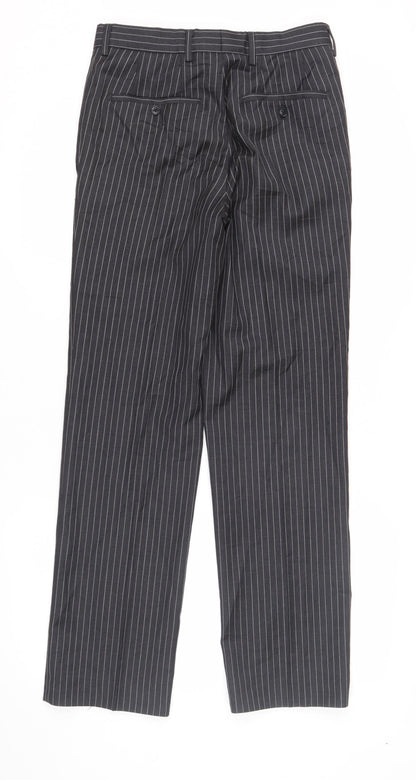 Womens UK Size 28 NEXT Classic Fit Business Black Trousers