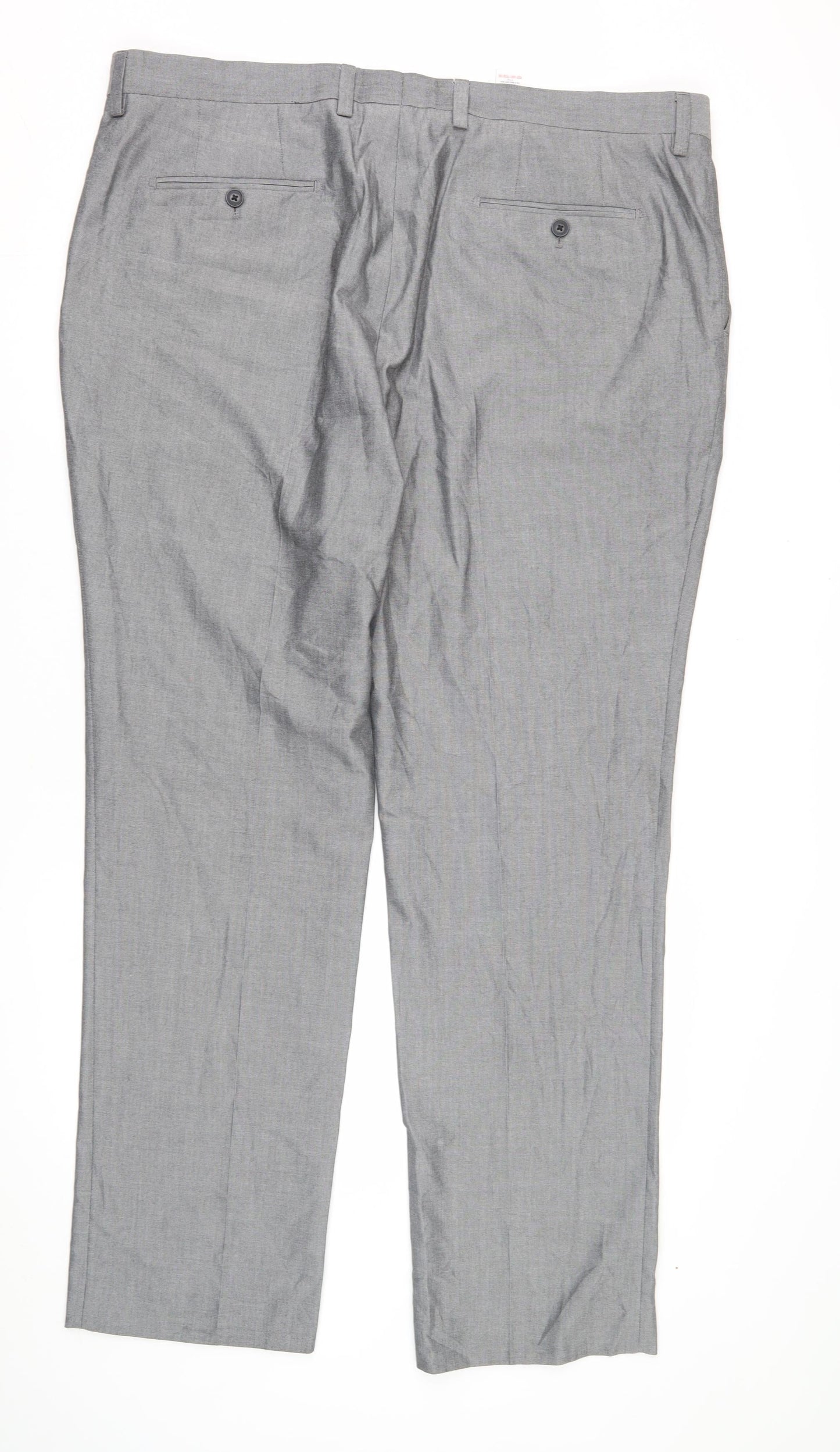 Next Men's Grey Suit Trousers, 42 Waist, Excellent Condition