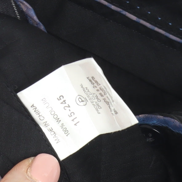 Next Men's Grey Suit Trousers, 42 Waist, Excellent Condition