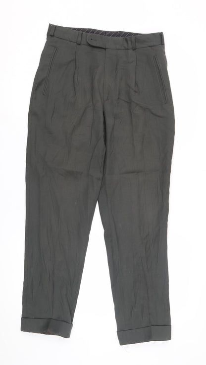 Mens UK Size  Benevento  Formal Grey Trousers