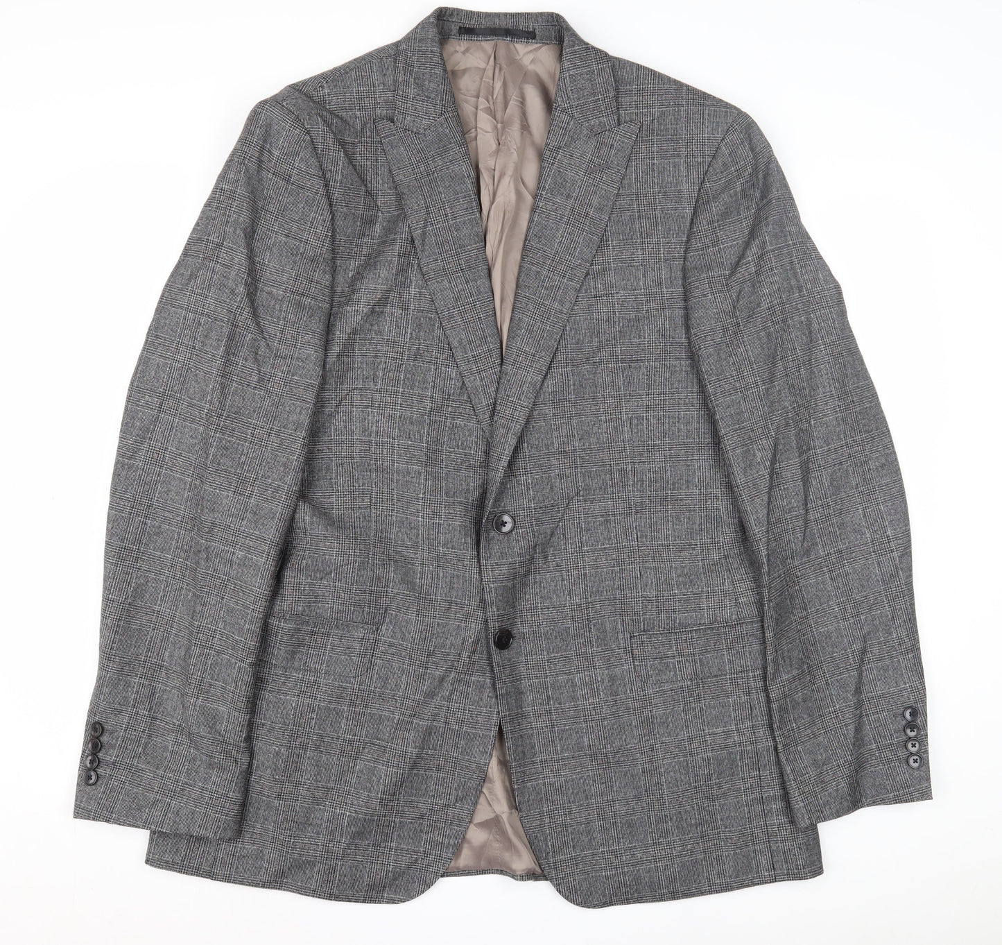 Mens UK Size 42 John Lewis & Partners Regular Grey Suit Jacket