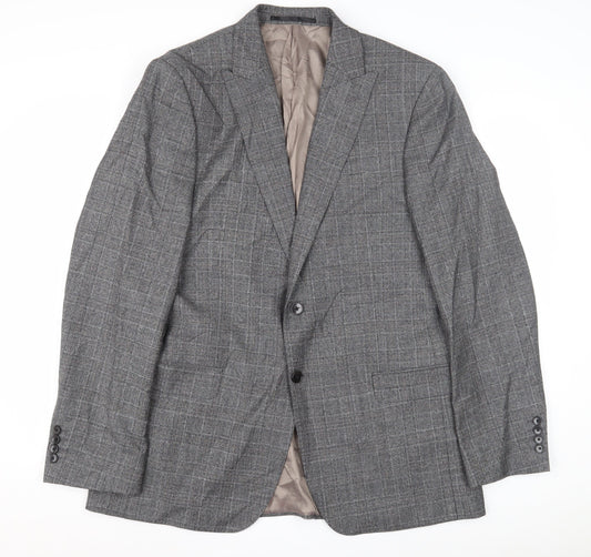 Mens UK Size 42 John Lewis & Partners Regular Grey Suit Jacket