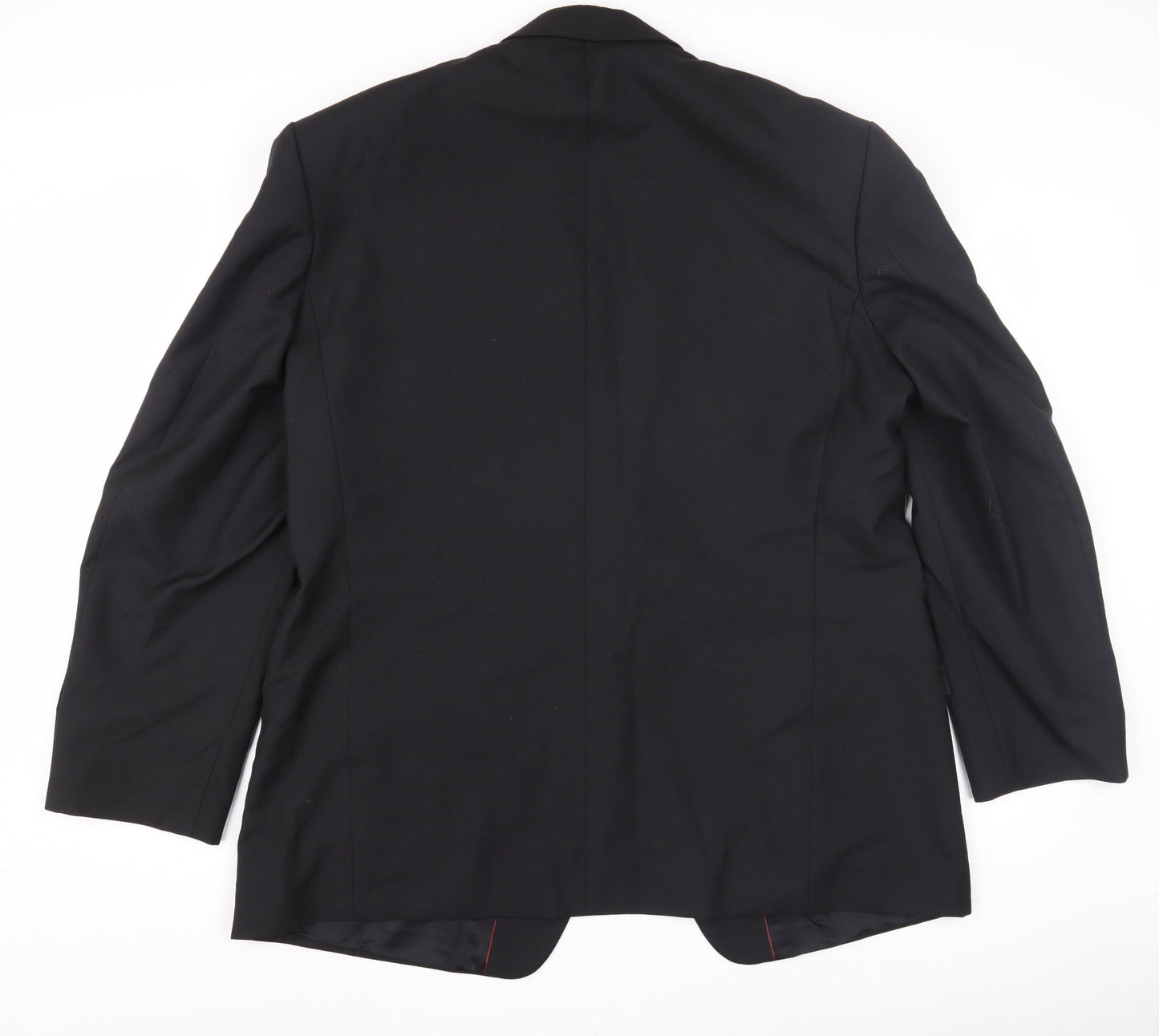 HR Tailoring Men's Black Blazer 44 Shawl Lapel Formal