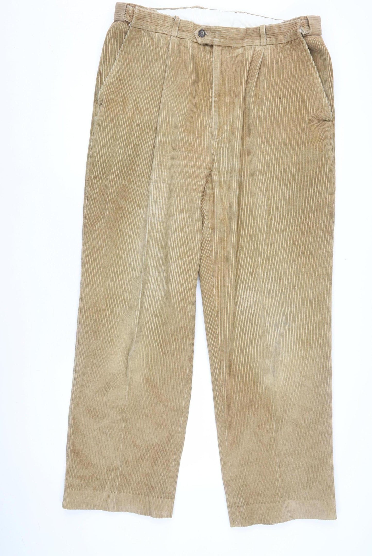 Peter Christian Men's Beige Corduroy Trousers Size 38X31