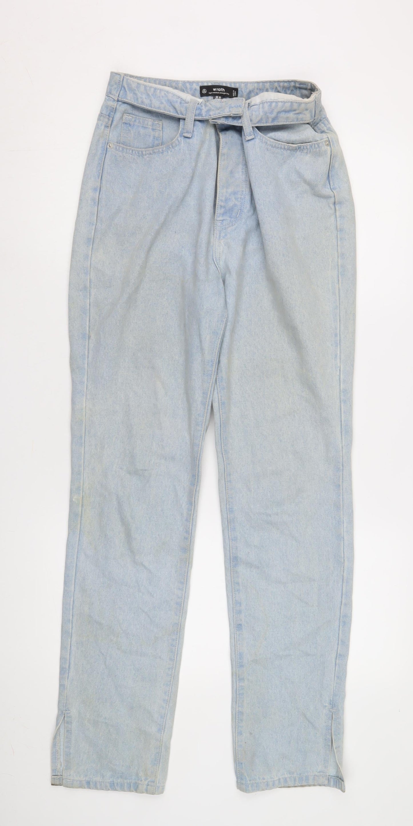 Wrath Women's Light Blue Straight Jeans Size 10