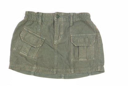 BDG Women's Green Cargo Skirt - XS Corduroy