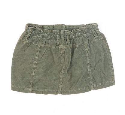 BDG Women's Green Cargo Skirt - XS Corduroy