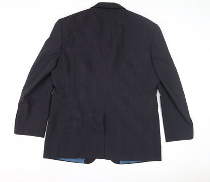 Mens UK Size 42 Marks and Spencer Regular Blue Suit Jacket