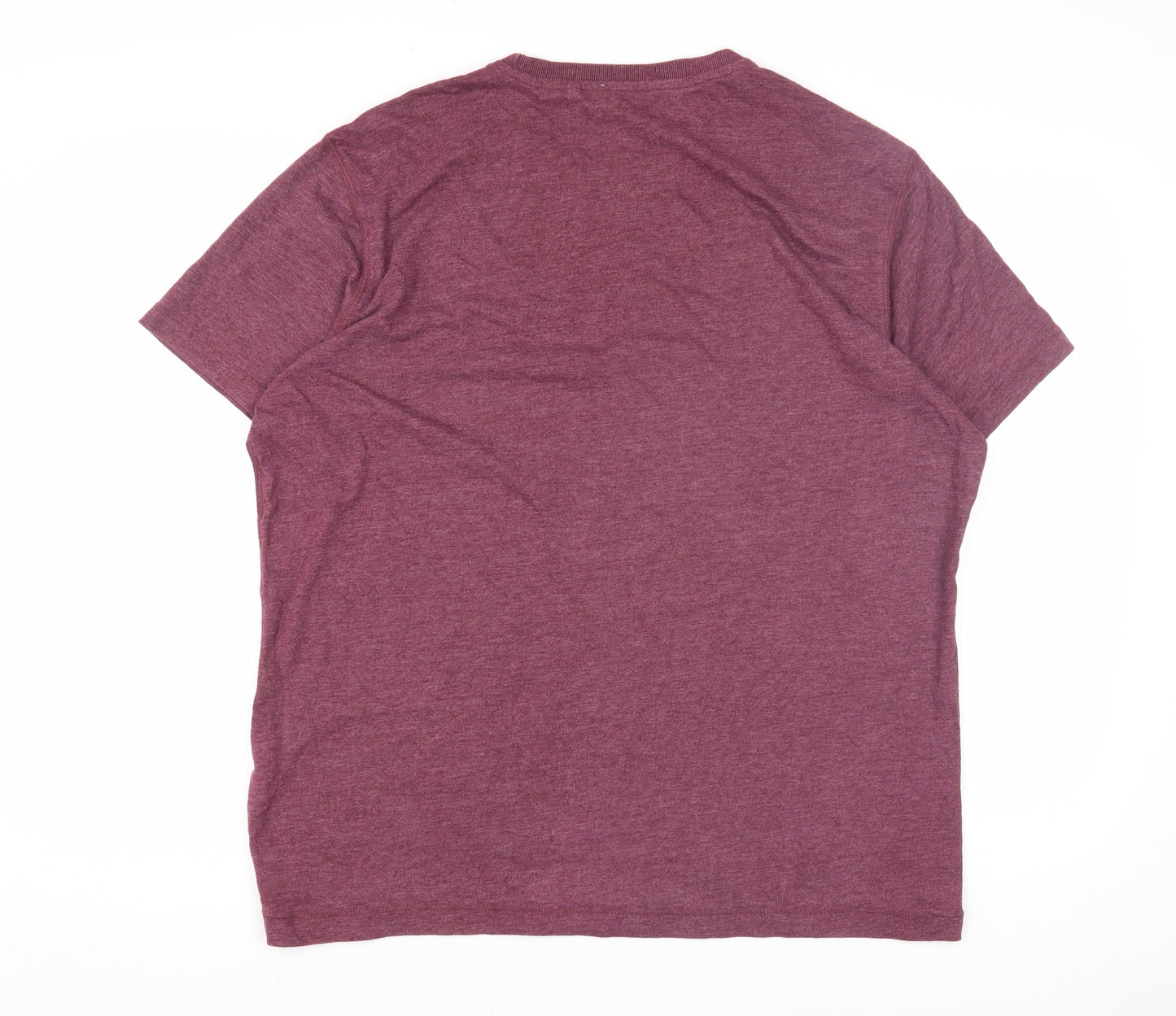 George Men's Purple Christmas T-Shirt, L, Graphic Print