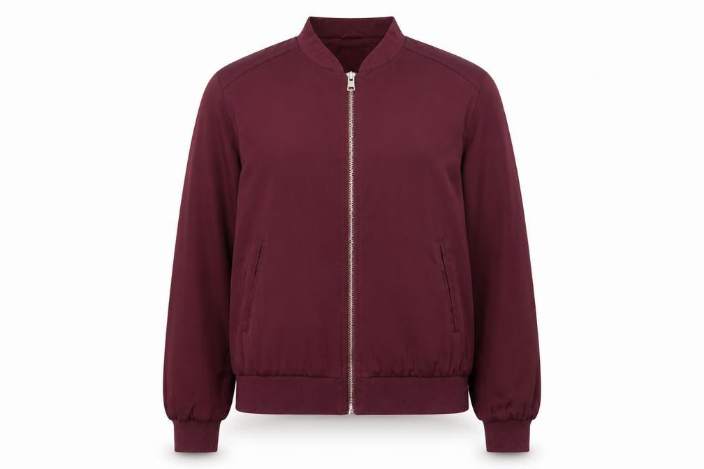Womens UK Size 12 New Look Red Bomber Jacket