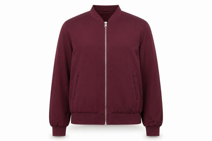 Womens UK Size 12 New Look Red Bomber Jacket