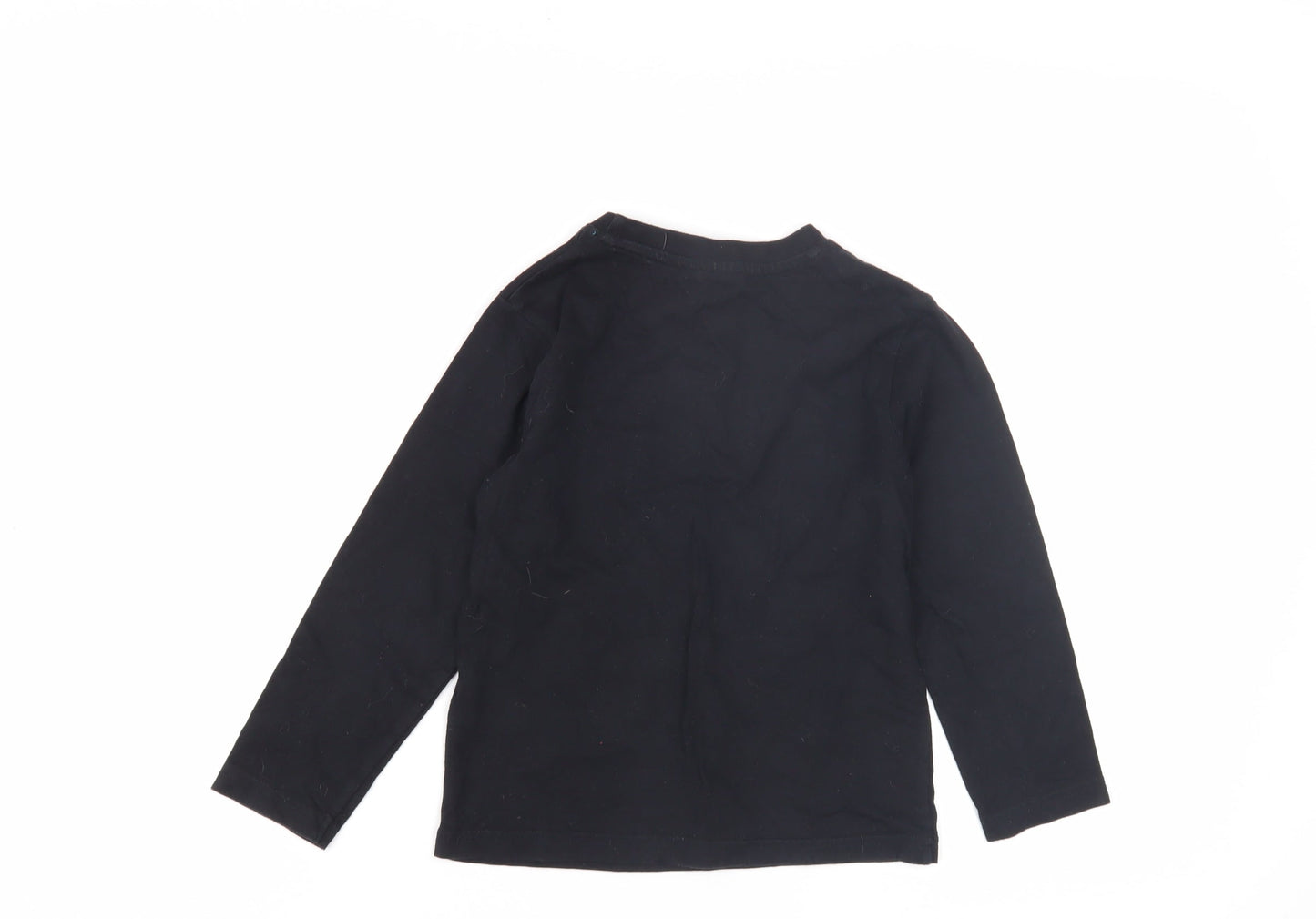 Disney Boys Black Mickey Mouse T-Shirt, 5 Years, Long Sleeve