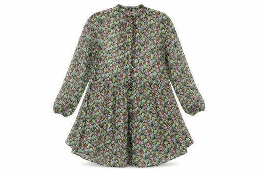 Front view of Roman Women's Multicoloured A-Line Floral Dress