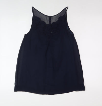 Womens UK Size 8 Damsel in a Dress Blue Camisole Tank