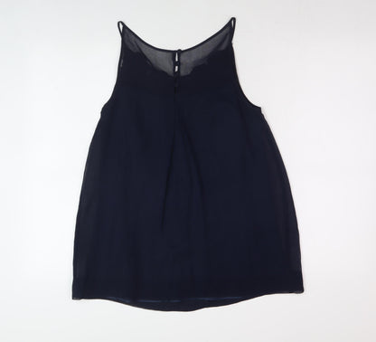 Womens UK Size 8 Damsel in a Dress Blue Camisole Tank