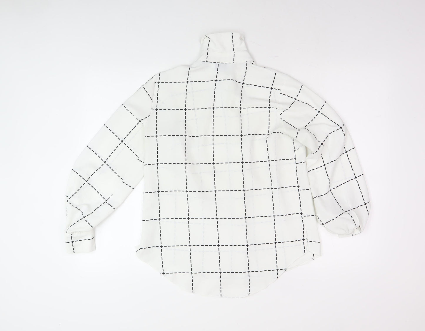 Womens UK Size 6 Dorothy Perkins White Basic Button-Up