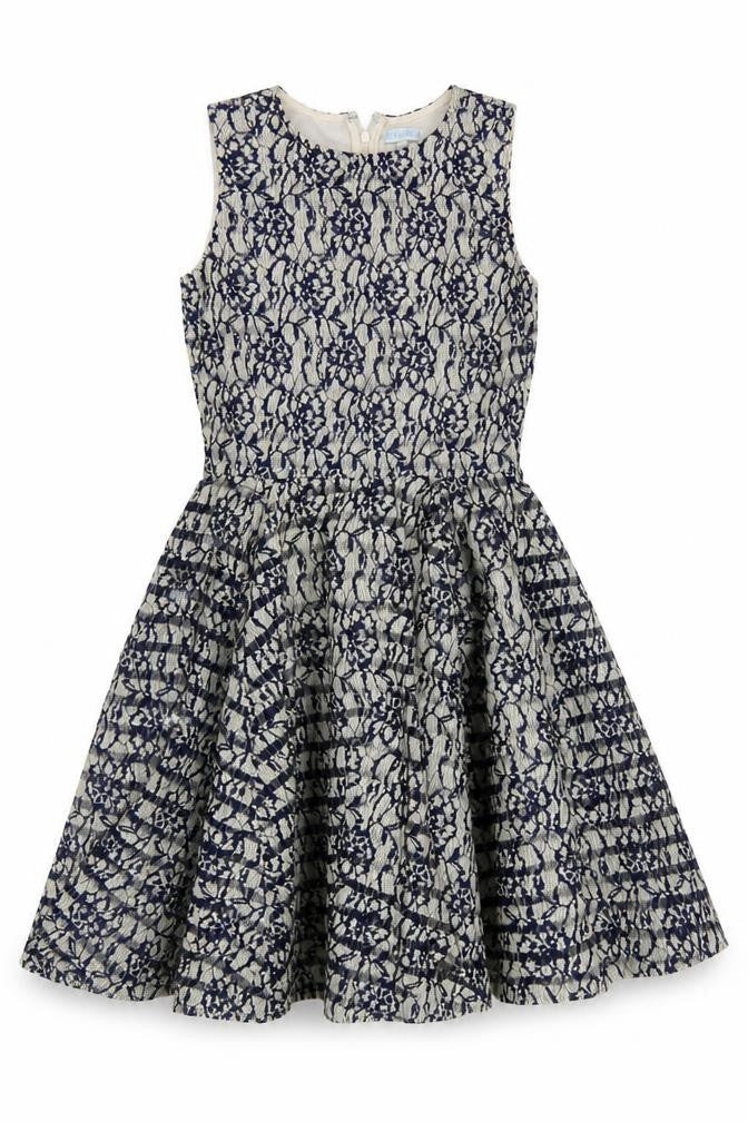 Blue Vanilla Women's Multicoloured Fit & Flare Dress S