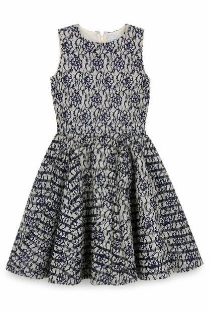 Blue Vanilla Women's Multicoloured Fit & Flare Dress S