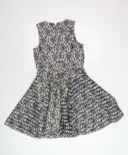 Blue Vanilla Women's Multicoloured Fit & Flare Dress S