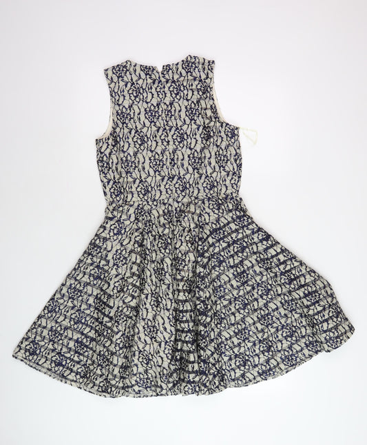 Blue Vanilla Women's Multicoloured Fit & Flare Dress S