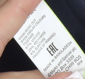 Marks and Spencer Women's Black Pencil Skirt Size 12